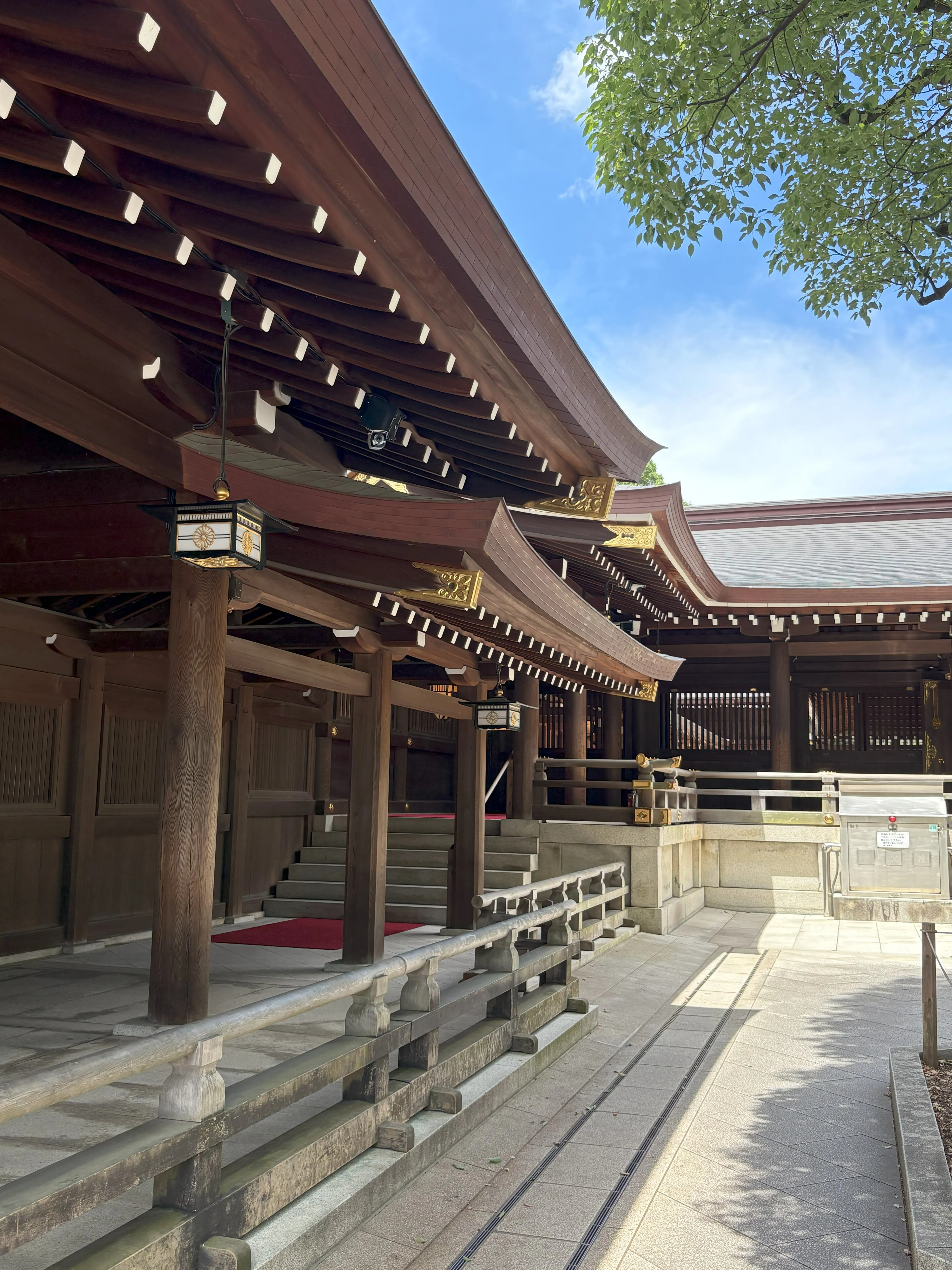 Roof detailing on Meiji Jingu